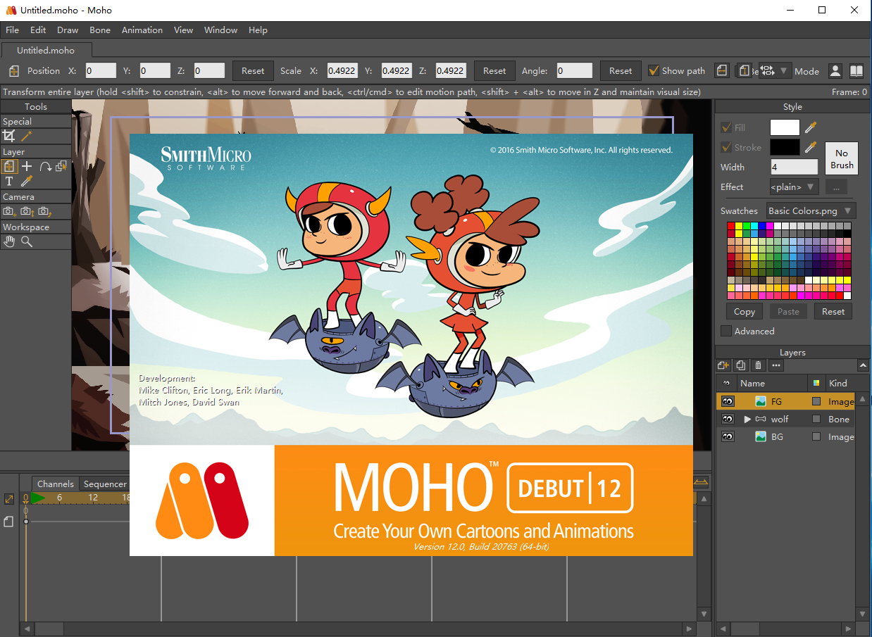 Smith Micro Moho Pro v12.0.0.20763 x64注册版-动画制作